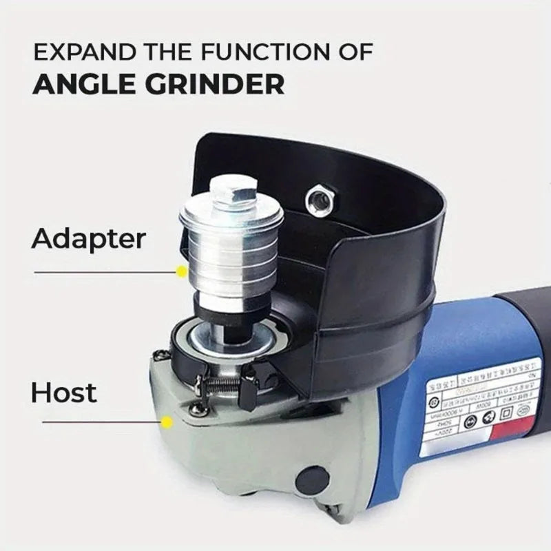 M14 M10 Angle Grinder Adapter Grooving Machine Adapter Conversion Kit Flange Metal Lock Nuts Slotting 125 150 Type