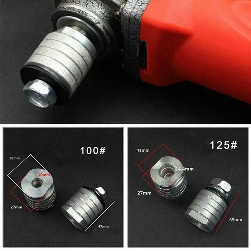 M14 M10 Angle Grinder Adapter Grooving Machine Adapter Conversion Kit Flange Metal Lock Nuts Slotting 125 150 Type