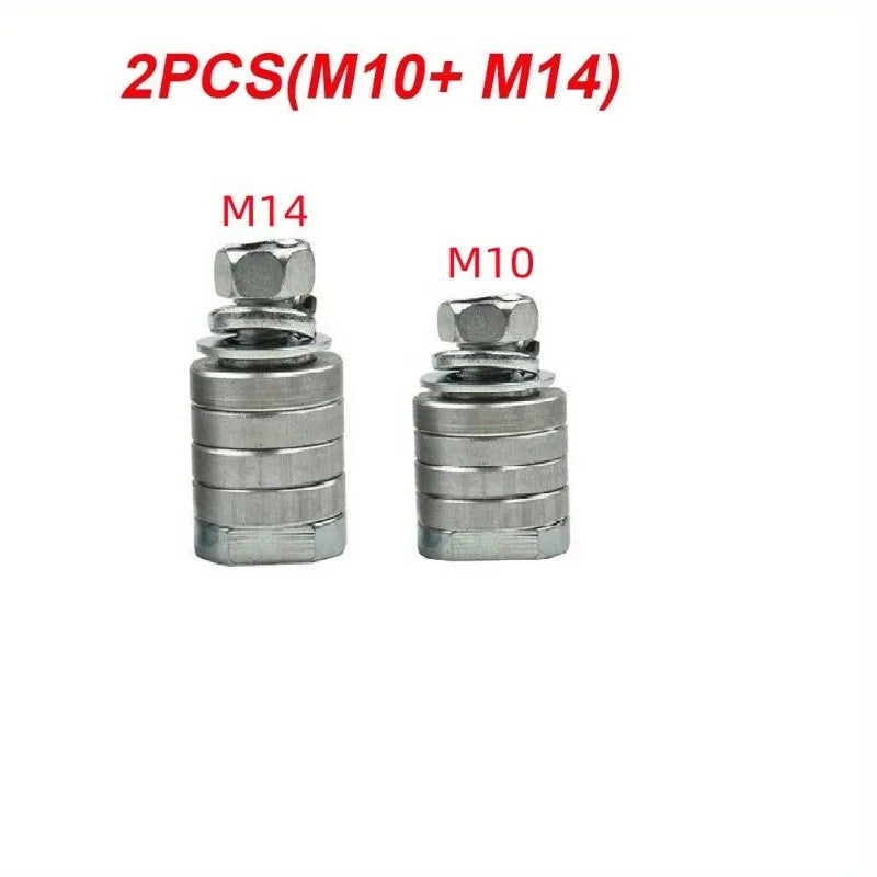M14 M10 Angle Grinder Adapter Grooving Machine Adapter Conversion Kit Flange Metal Lock Nuts Slotting 125 150 Type