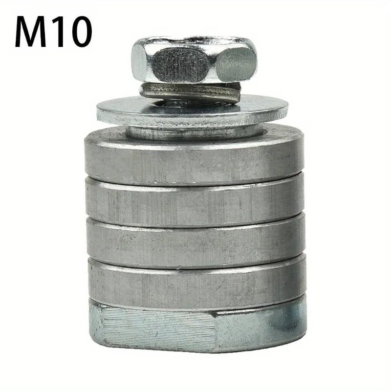 M14 M10 Angle Grinder Adapter Grooving Machine Adapter Conversion Kit Flange Metal Lock Nuts Slotting 125 150 Type