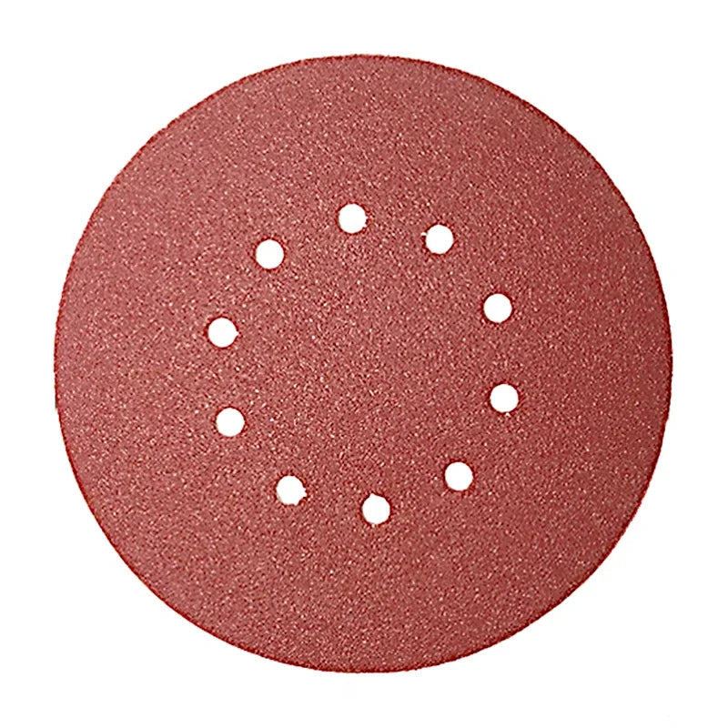 225mm 6/8/10Hole Wall Sander Sandpaper Metal Grinding Disc Abrasive Polishing Flat 40-60-80-100-120-2000Grit 9inch Sanding Tools